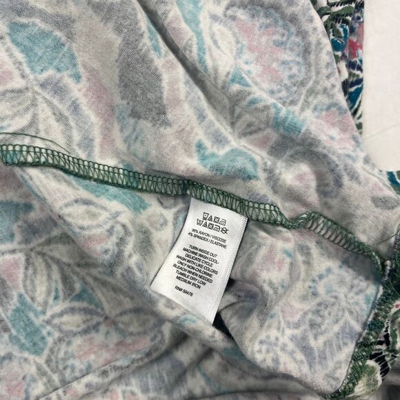 Rachel Zoe Short Sleeve A-Line Dress Paisley Flowy Casual Stretch Relaxed 1X - Picture 8 of 10